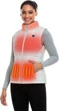 Ororo Women's Lightweight Heated Vest With Battery Pack - Black - Medium