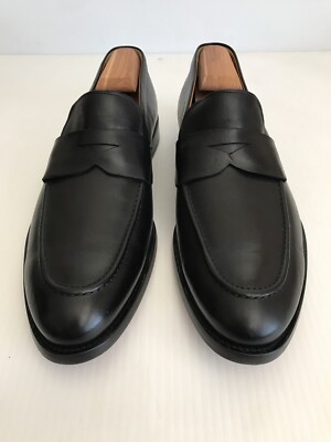 Antonio Maurizi Leather Penny Loafer - Black - 12 US / 45 EU  display picture 3