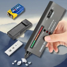 Portable Diamond Tester Selector Illuminated Jewelry Gemstone Testing Tool Kit