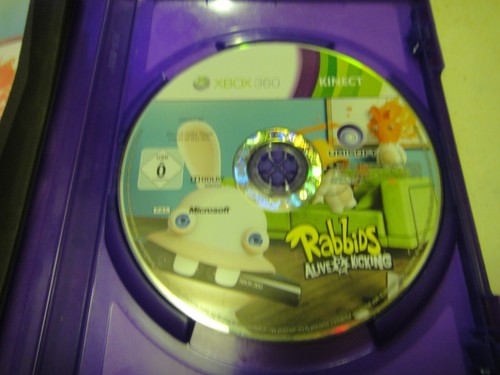 Microsoft Xbox 360 Rabbids Vivitos & Okupando el salon completo Pal España - Imagen 7 de 9