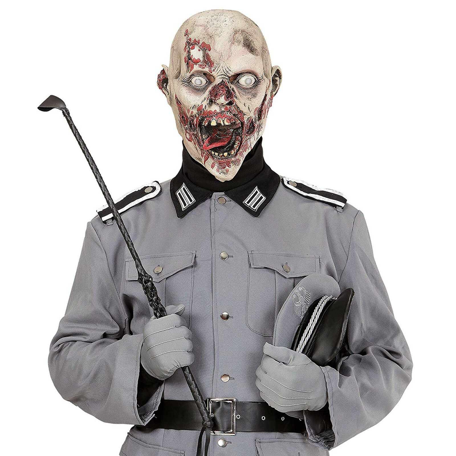 Mad Zombie Halloween Zombie Army General Surgeon Fancy Dress Costume Mask