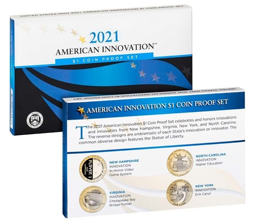 2022 S American Innovation $1 Proof Set - all 4 coins for 2022 - Picture 3 of 3