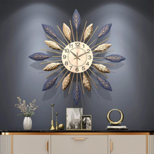 Large Wall Clocks for Living Room Modern,55Cm Decorative Kitchen Wal