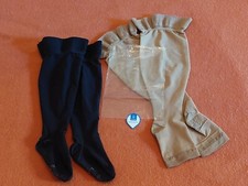 Bas de Contention  THUSANE ouverts Naturel + fermés Noir T. 2 Très Bon Etat