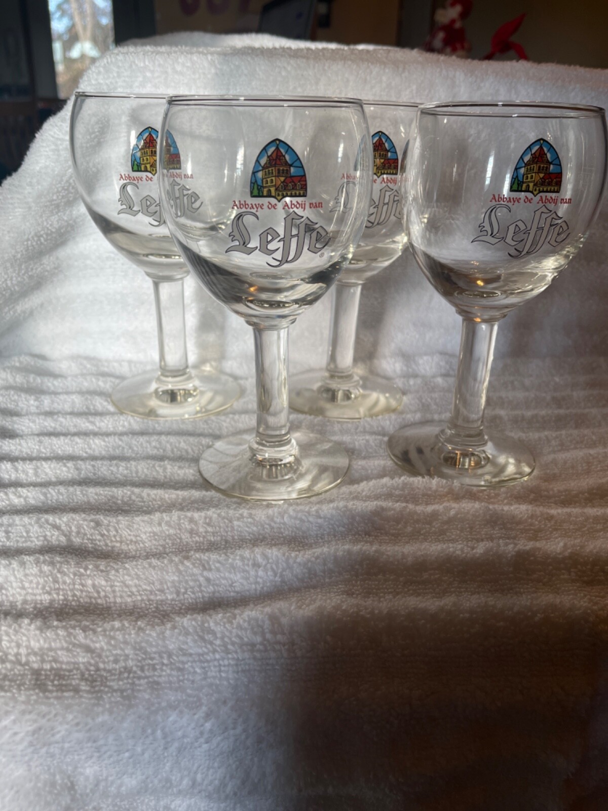 Leffe 25cl Belgian Beer Glass set of 4 eBay