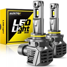 AUXITO Pair 9006 LED Headlight Bulbs Conversion Kit Low Beam 120W 6500K White US
