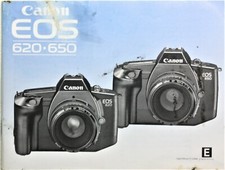  Excellent  Canon EOS 620/650 Instructions English Only From Japan A100323