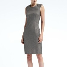 Banana Republic Padded Cap Sleeve Sheath Dress