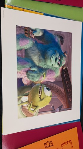 Disney Pixar Monsters Inc Exclusive Lithographs Portfolio Set 11 x 14 MINT COND - Picture 6 of 10