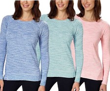 Champion Womens Lightweight High Low Hem Long Sleeve Crew Neck Tee
