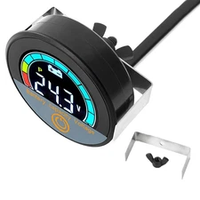 5918 DC8-100V Digital Circular Voltmeter Waterproof Battery Capacity Mon4918-