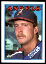 Chuck Finley 1988 Topps #99 Angels MLB READ FREE SHIPPING AutographDen