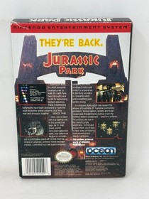 NES Nintendo - Jurassic Park - CIB Complete in Box w/ Manual & Poster - Tested