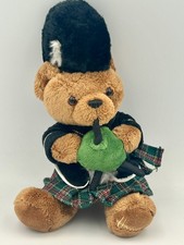 HARRODS Knightsbridge, Exclusive 9 Inch Scottish Highland Piper Soft Teddy Bear