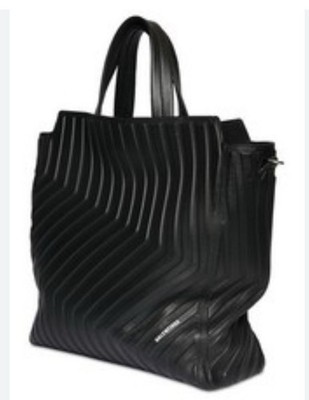 BALENCIAGA - Medium North-south Leather Tote Bag
