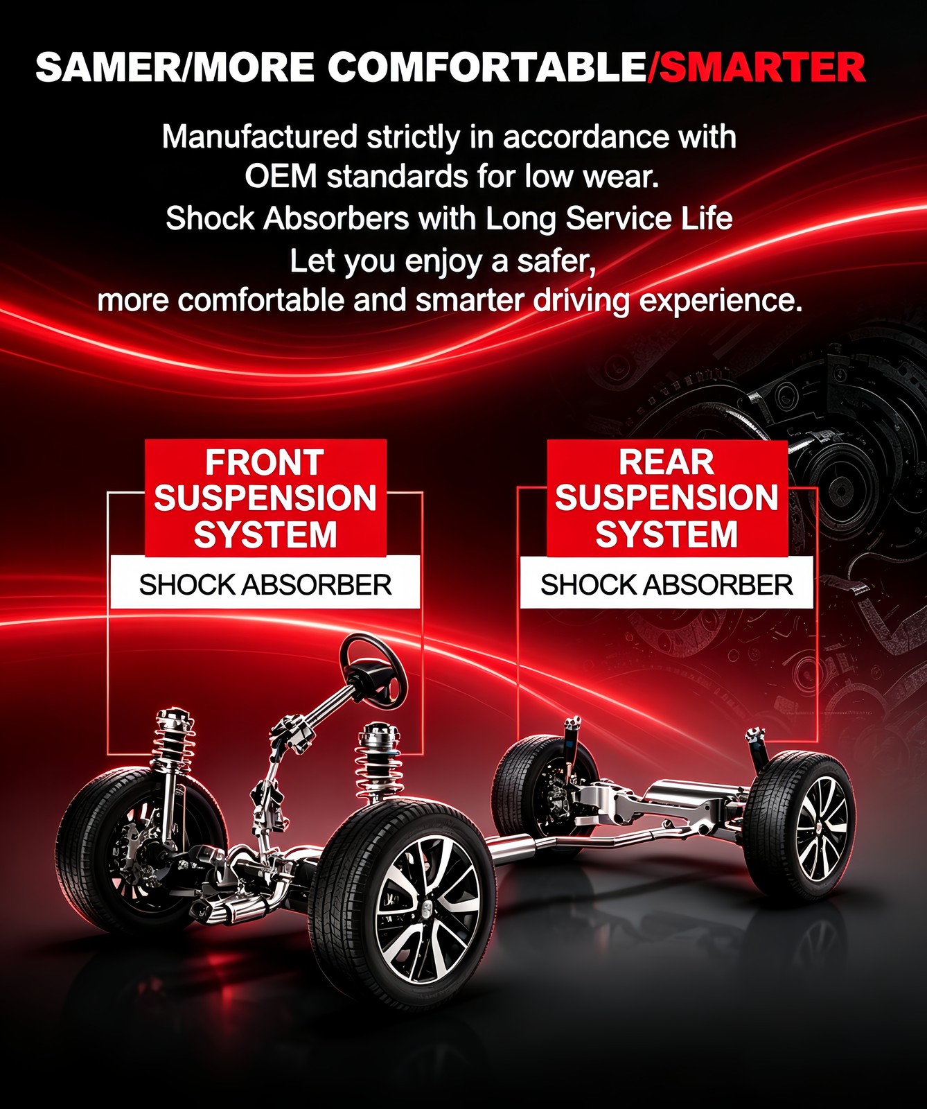 Audi R8 2016-2021 Rear Left, right Adaptive dampers Pair