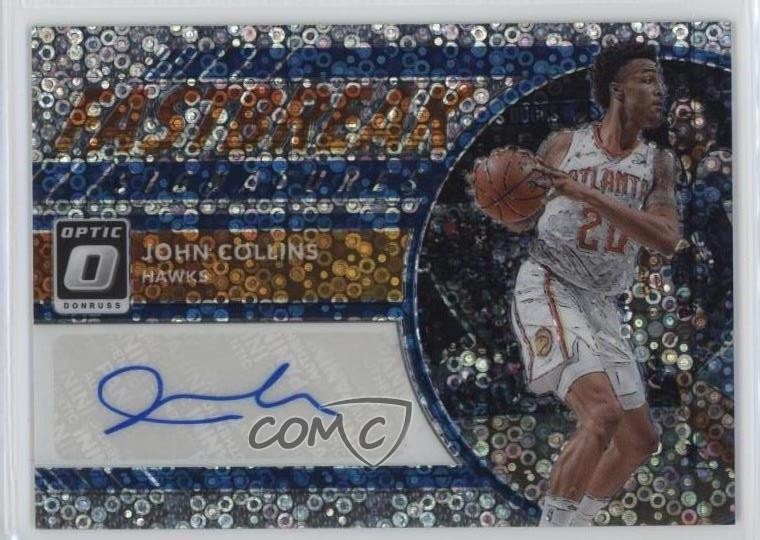 2017 Panini Donruss Optic Fast Break Signatures John Collins #FB-JCL Auto 04cw