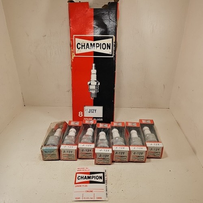 #ad #ad Two New Old Stock Champion Spark Plugs J12Y￼ $33.06