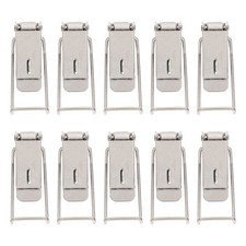 10PCS Spring Loaded Toggle Latch Hasp - Stainless Steel Cabinet Latch Catch