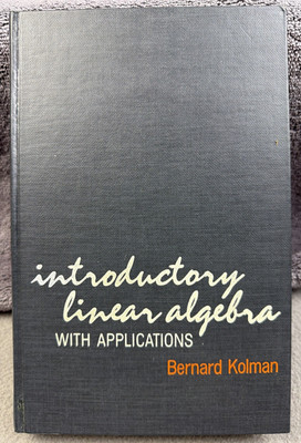 Introductory Linear Algebra With Applications Bernard Kolman 1976 Hardcover VG+