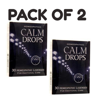 Historical Remedies Calm Drops   Homeopathic Lozenges   30 Count   Pack of 2