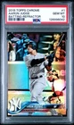 2018 TOPPS CHROME #1 AARON JUDGE BATTING-REFRACTOR PSA 10