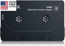 Car Audio Receiver, Bluetooth Cassette Receiver Tape Aux Adapter Player with Bl