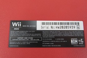 Nintendo Wii Mini Red Console Bundle + Smash Bros Brawl