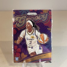 Rickea Jackson 2024 Panini Prizm WNBA Groovy Los Angeles Sparks #14