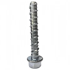5 Pack 5/8x3-1/4 inch Zinc-Plated Heavy-Duty Concrete Screw Anchor Hex Head