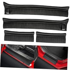 Door Sill Guards Kit fits JL, Black Door Sill Guards Kit fits JL/JT 4 Door