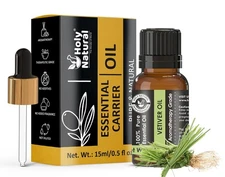 Holy Natural Vetiver Essential Oil 15ml