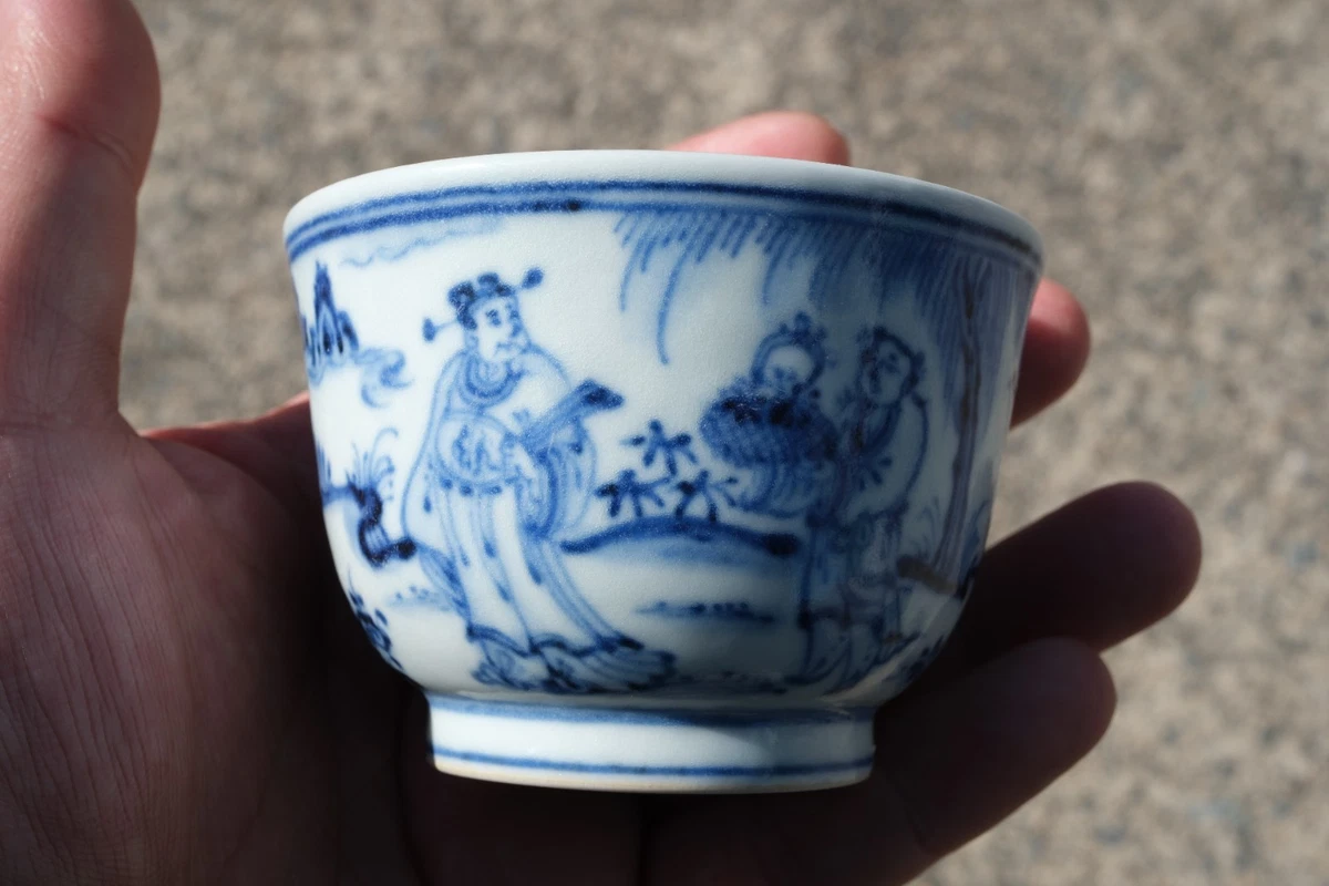 Blue Antique Chinese Glasses & Cups for sale | eBay