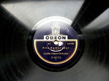 A009/ ORCHESTER-ALTE KAMERADEN-DER HOHENFRIEDBERGER MARSCH-30cm-78rpm Schellack