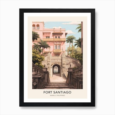 Fort Santiago Manila Philippinen Tr gerahmtes Wandbild Poster Leinwanddruck Bild