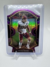 Panini Select 2020 Prizm Rookie Chase Young #64 Concourse Washington NFL Card. rookie card picture