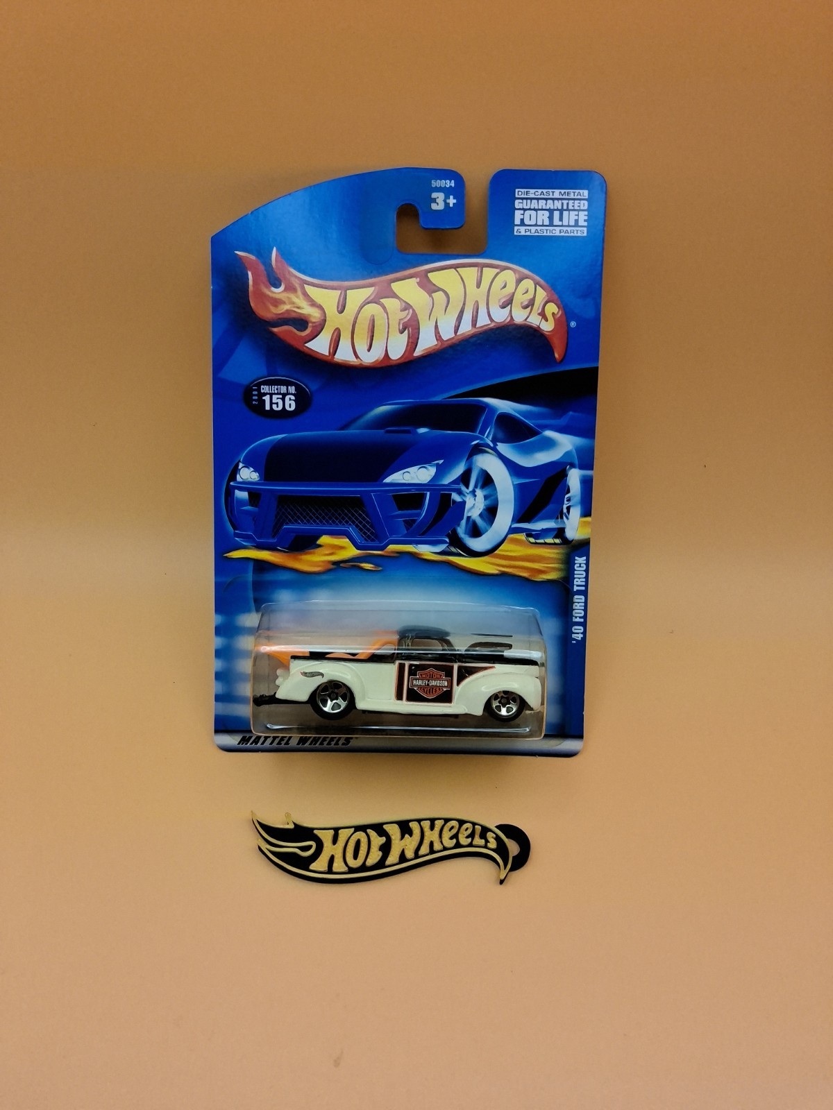 2001 Hot Wheels HARLEY-DAVIDSON ‘40 FORD TRUCK Collector #156 🔥52 - Thumbnail 6