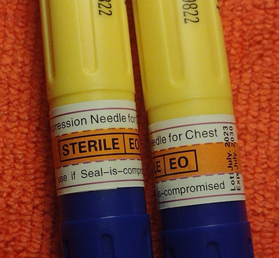 IFAK JFAK EMS EMT RESCUE MEDIC 2 JBC 2nd RIB DECOMPRESSION NEEDLES 14ga x 3.25''