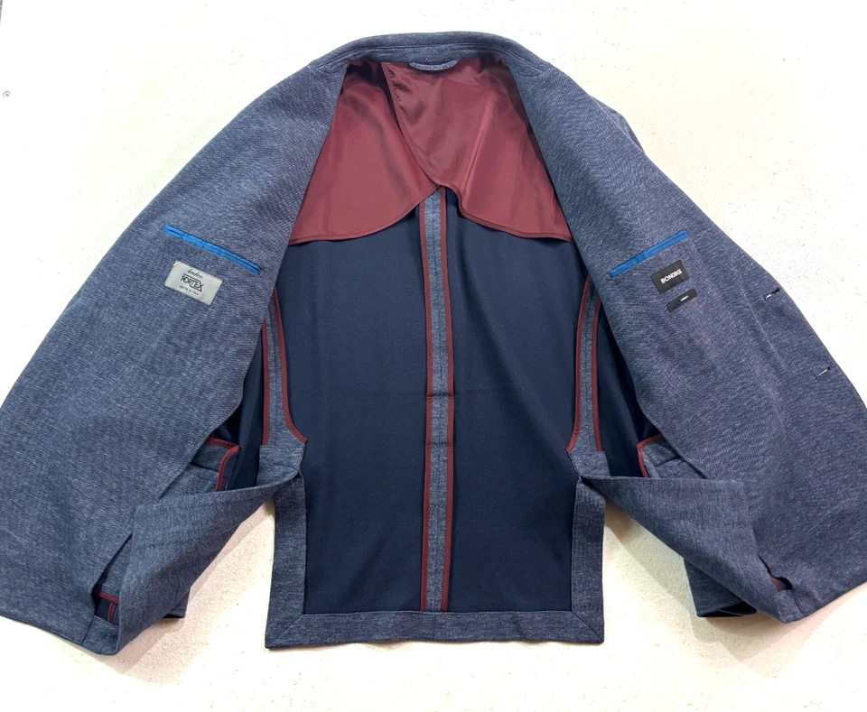 Chaqueta Blazer Bonobos 44R Jetsetter Ajuste Estándar Tejido Algodón Fortex Abrigo Deportivo Foto 3 de 4