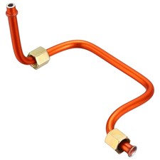 Air Compressor Exhaust Tube 11/32" Dia. 9" L, Aluminum Plated Copper Pipes