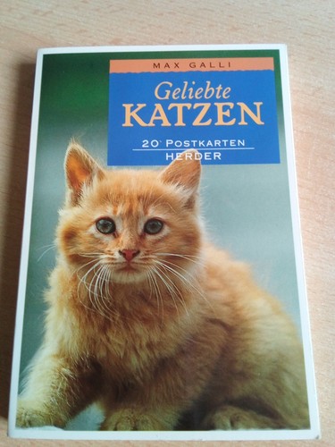 20 Postkarten Geliebte Katzen Herder 3- 451- 26309- 2 Max Galli 9783451263095