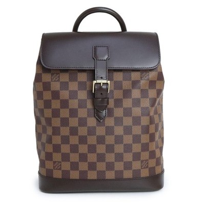 Louis Vuitton Soho Brown N51132 Backpack Damier Unisex Bag #BCB1224