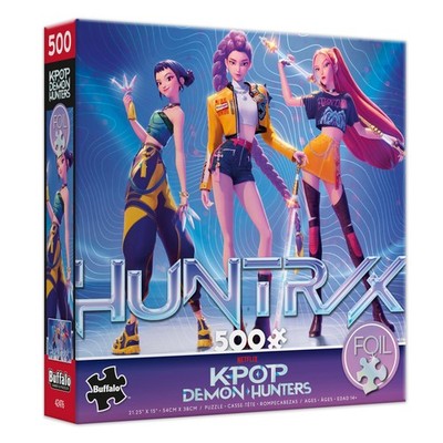 Buffalo Games   Kpop Demon Hunters - for The Fans - 500 Piece Foil-Finish Jig...