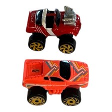 Vintage Lot (2) Road Champs Mini Monster Whee...