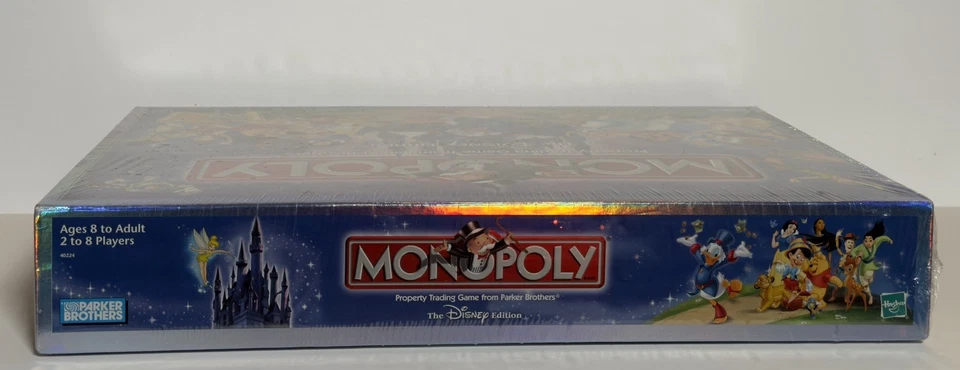 New Factory Sealed Vintage 2001 Monopoly “The Disney Edition” Board Game Hasbro - Image 3 of 4