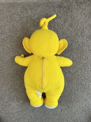 Vintage sprechende Teletubbies Lala blinzelnde Augen Konvolut Stofftiere 17 Zoll - Bild 3 von 4
