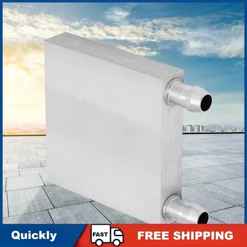 Aluminium Water Block CPU Cooler Flat Head for High Performance Liquid Cooling