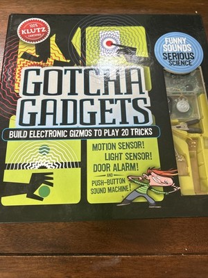 Gotcha Gadgets (Klutz) Build Electronic Gizmos Plays 20 tricks