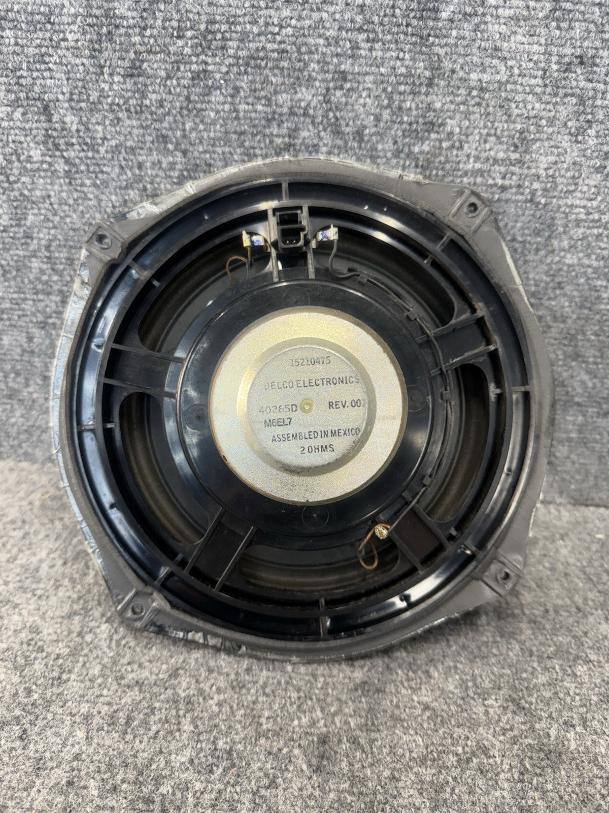 05-13 CHEVROLET CORVETTE C6 FRONT RIGHT PASSENGER SIDE SOUND RADIO SPEAKER OEM