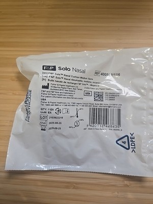 Nasal Cushion for F&P Solo Masks,  Medium, OEM 400SLN116  NEW Factory Sealed 